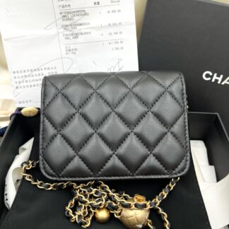 Chanel Classic Flap Small Lambskin Crossbody Bag AP1628-B02916-94305 Authentic