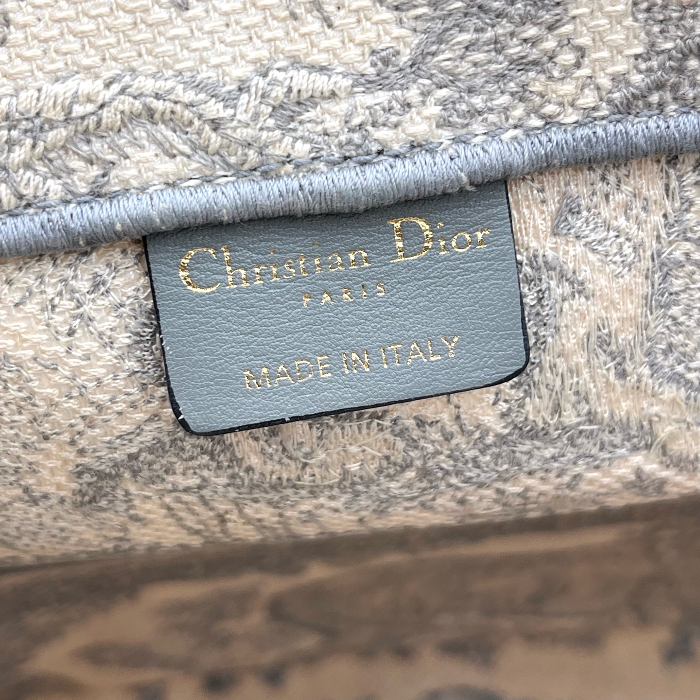 DIOR BookTote Tiger Print Embroidery Canvas Tote Bag M1296ZTDT-M932 Me Authentic - Image 7