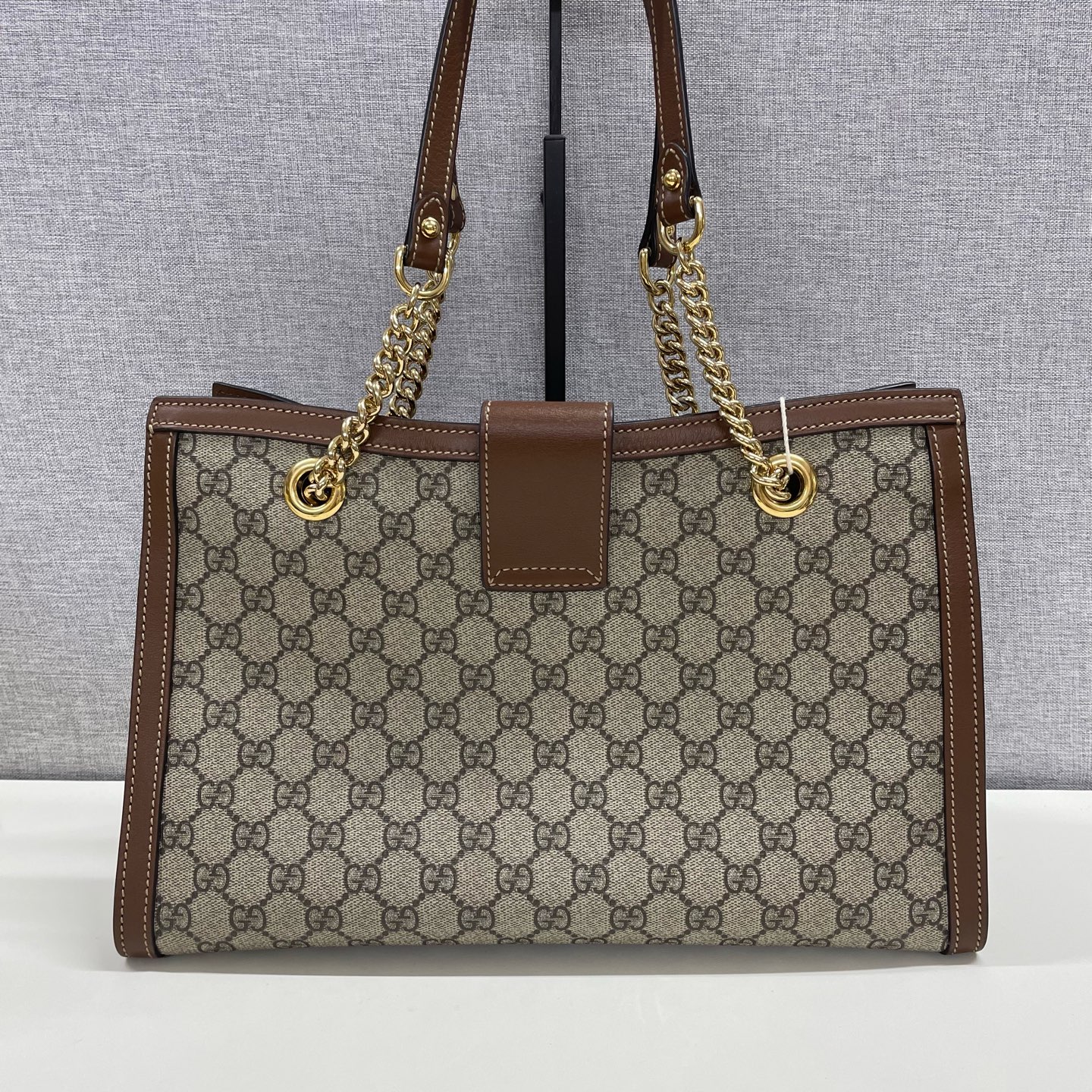Gucci Padlock Medium Shoulder Bag Caramel Leather Authentic - Image 2