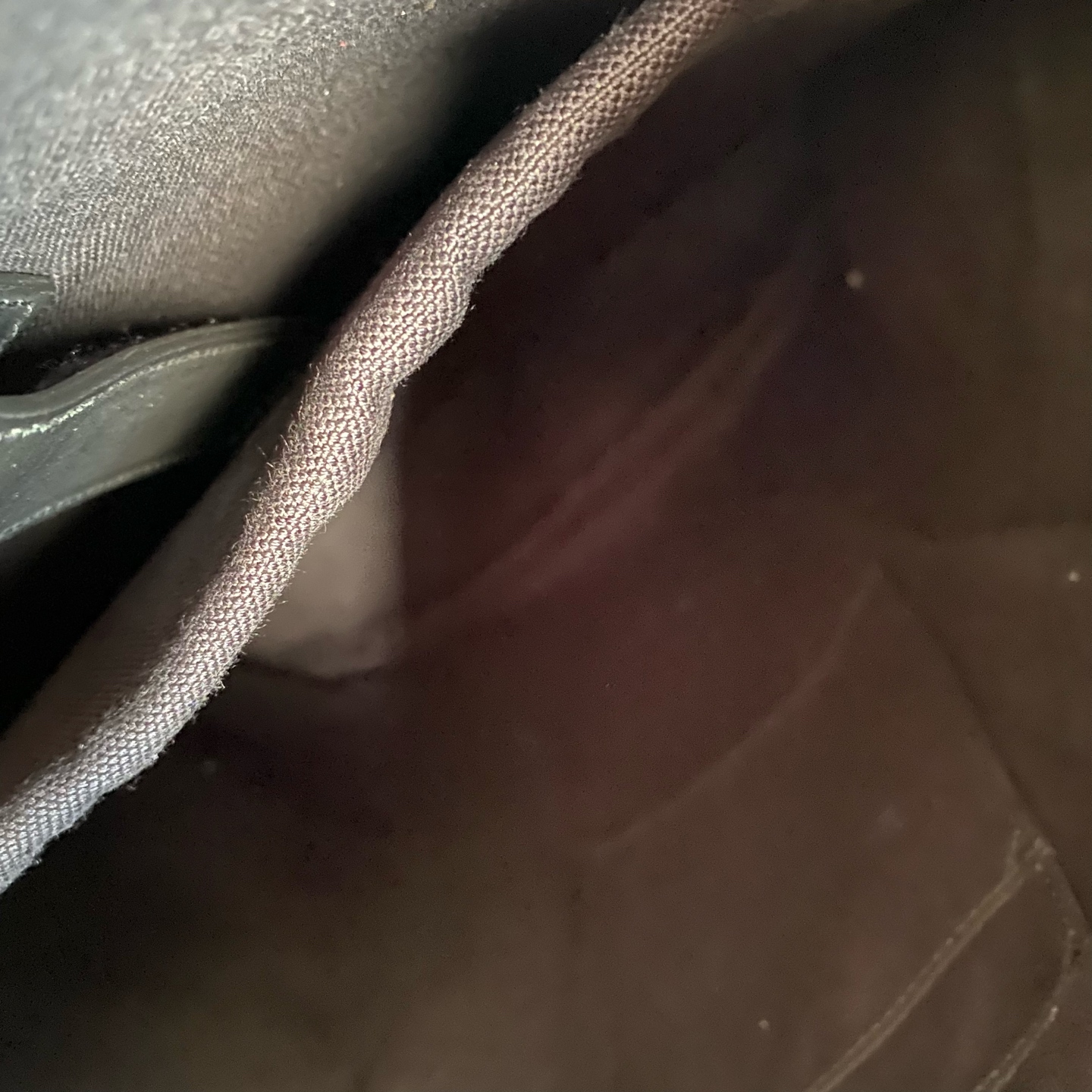 Gucci GG Supreme Canvas Shoulder Bag Black/Gray Tote Authentic - Image 6