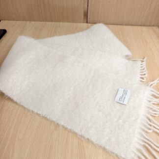 LOEWE Wool Scarf 23x195cm Pre-Owned Authentic