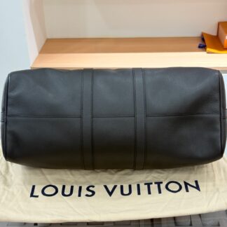 Louis Vuitton Keepall 50 M33400 Taiga Leather Travel Bag Authentic