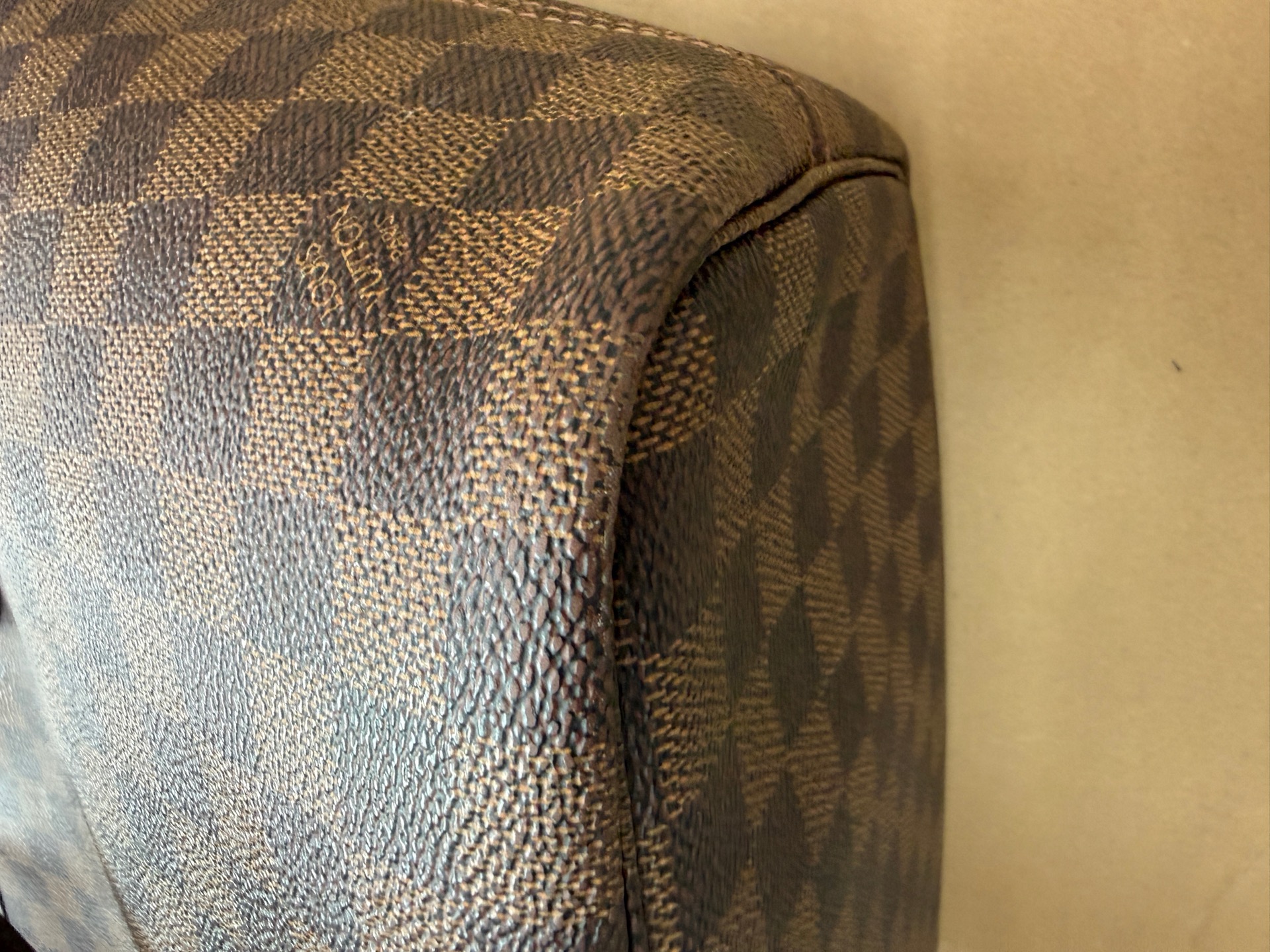 Louis Vuitton Neverfull MM Brown Damier Ebene Tote Authentic - Image 3