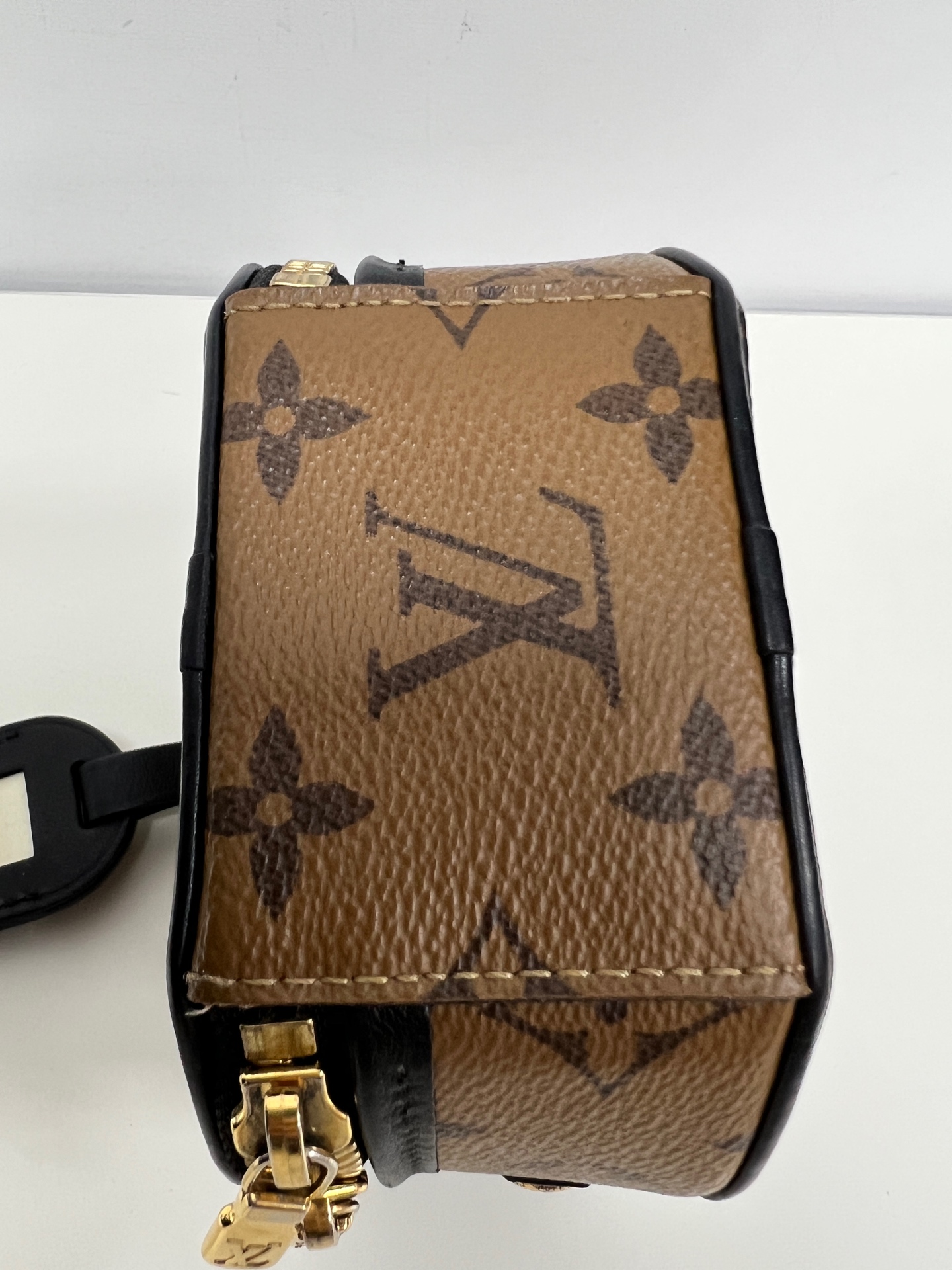 LV Louis Vuitton Boite Chapeau Mini Monogram Brown Crossbody Authentic - Image 6