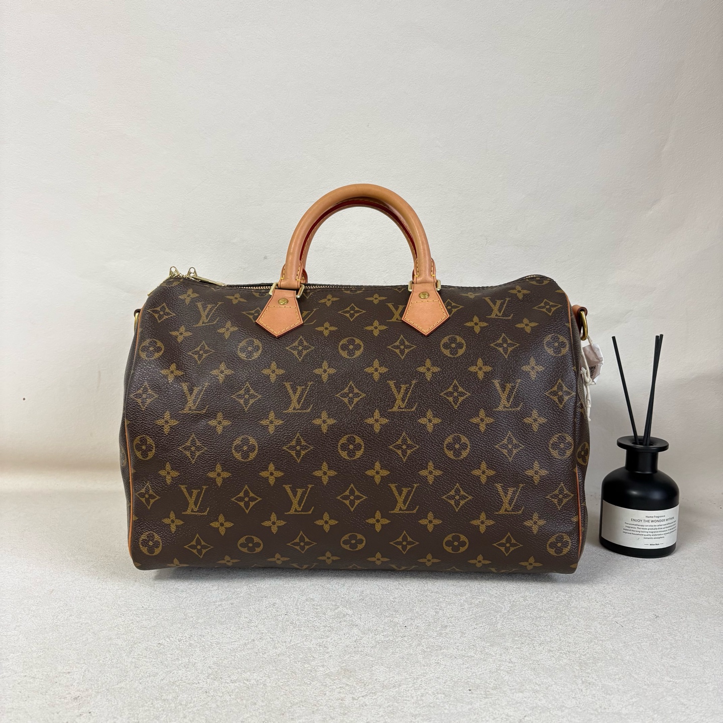 Louis Vuitton Speedy 35 Shoulder Bag Monogram Canvas Authentic - Image 2