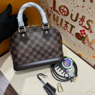 LV Damier Ebene Alma BB Bag Authentic