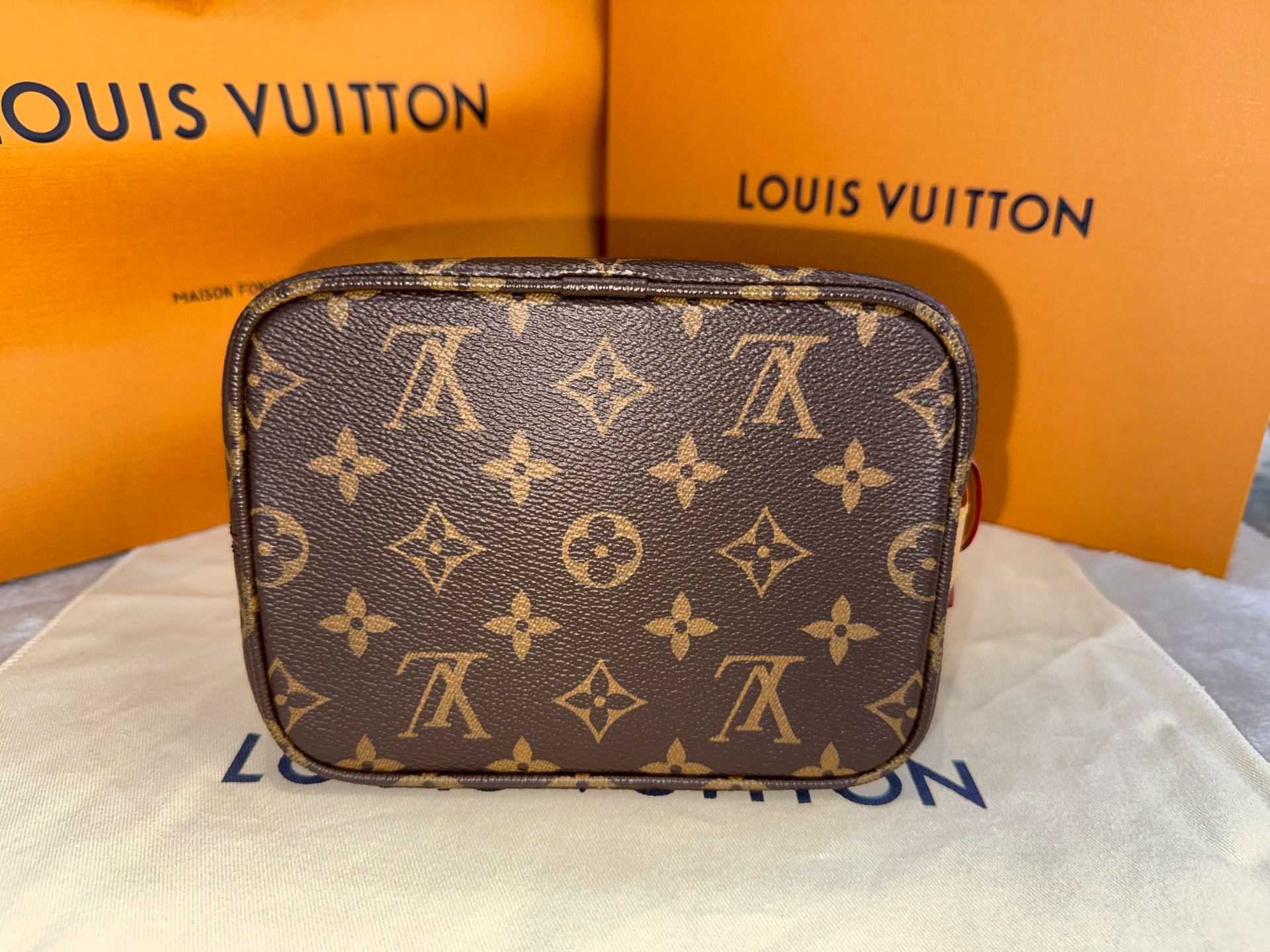 Louis Vuitton Allin BB Monogram Vachetta Leather Crossbody Authentic - Image 6