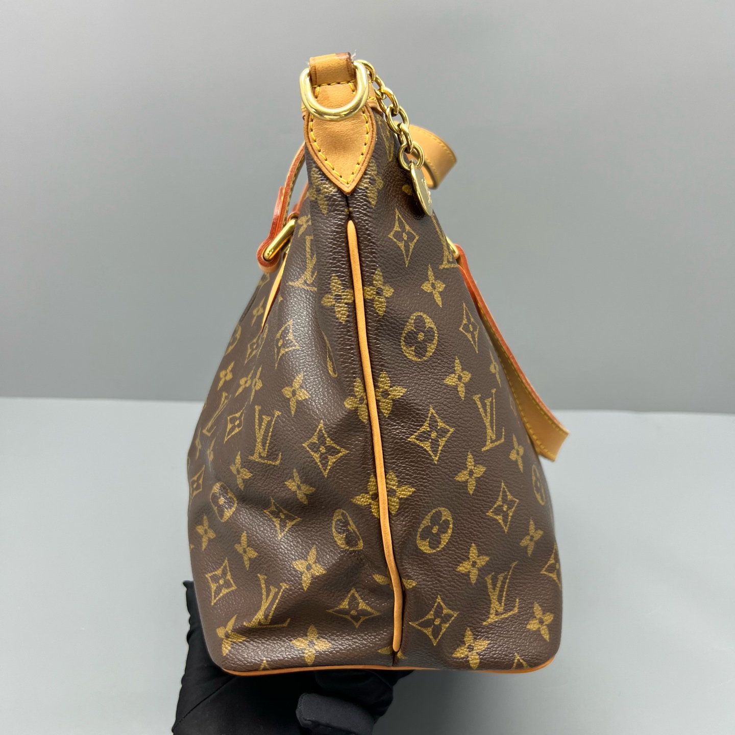 LV Louis Vuitton Paramount Vintage Top Handle Bag 29x26x16cm L0549 Authentic - Image 5