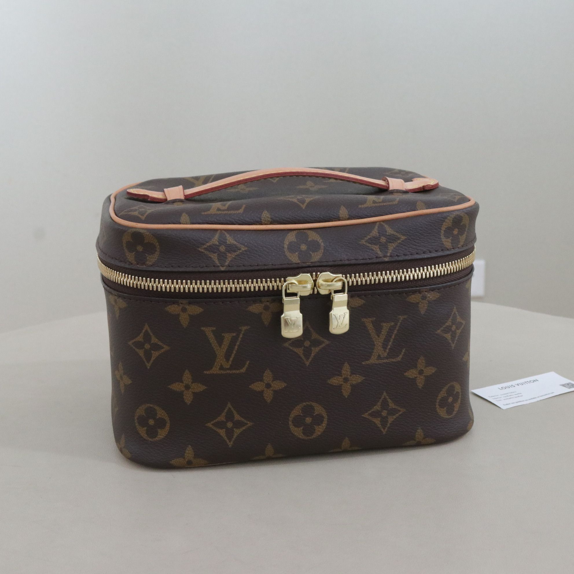 LV Nice Mini M44495 Cosmetic Pouch Monogram Canvas Authentic