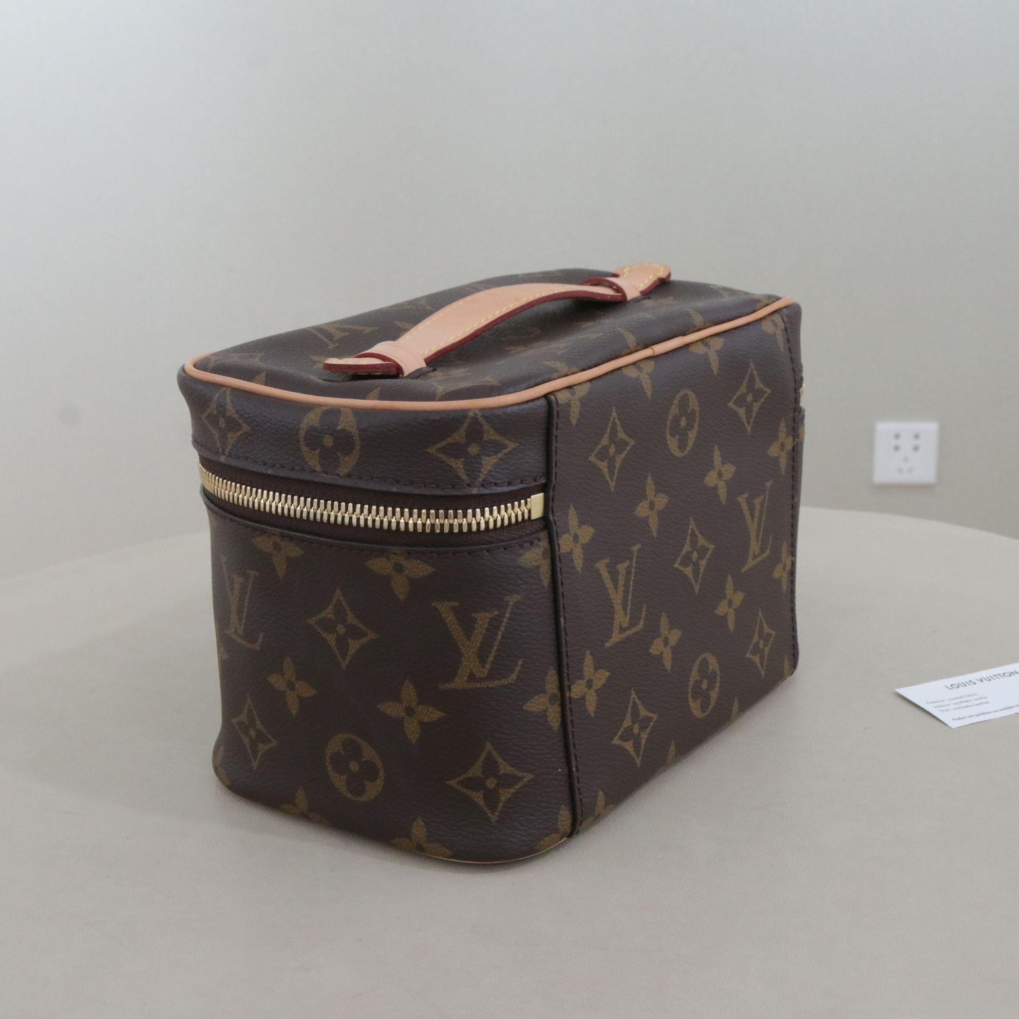 LV Nice Mini M44495 Cosmetic Pouch Monogram Canvas Authentic - Image 5