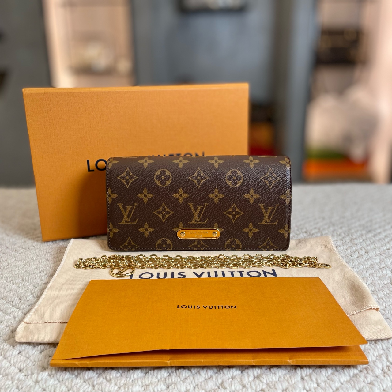 Louis Vuitton Lily WOC Crossbody Bag 2023 New AB Condition Authentic
