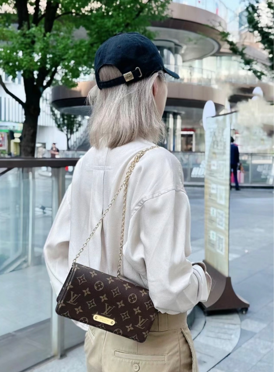 Louis Vuitton Lily WOC Crossbody Bag 2023 New AB Condition Authentic - Image 9