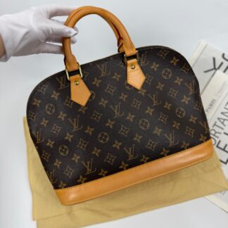 LV Monogram Large Shell Handbag 2005 Authentic
