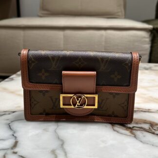LV Dauphine WOC Chain Crossbody Bag Authentic