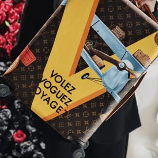 LV Horizon 20in Monogram Rolling Luggage Suitcase Trolley Authentic
