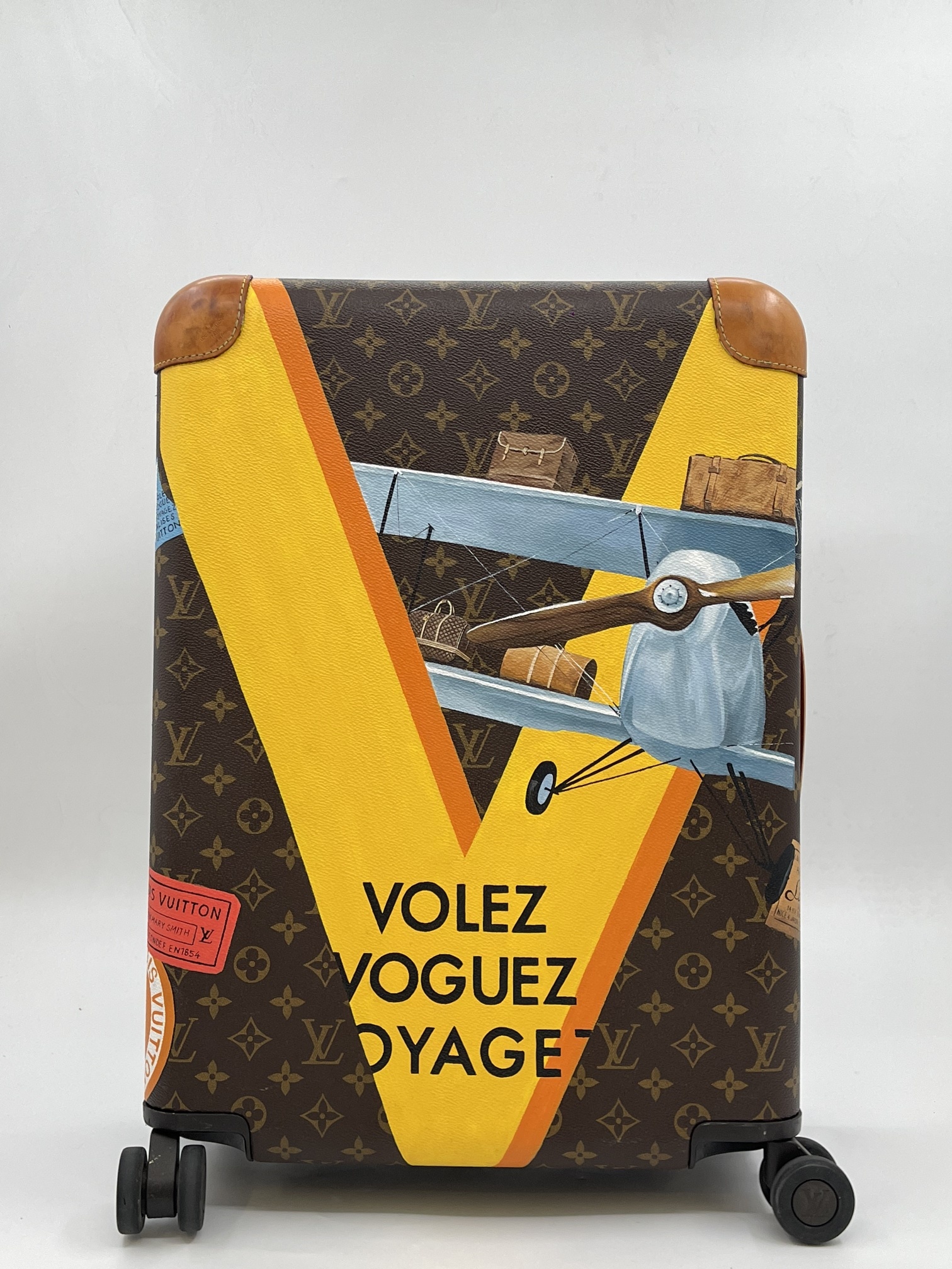 LV Horizon 20in Monogram Rolling Luggage Suitcase Trolley Authentic - Image 2