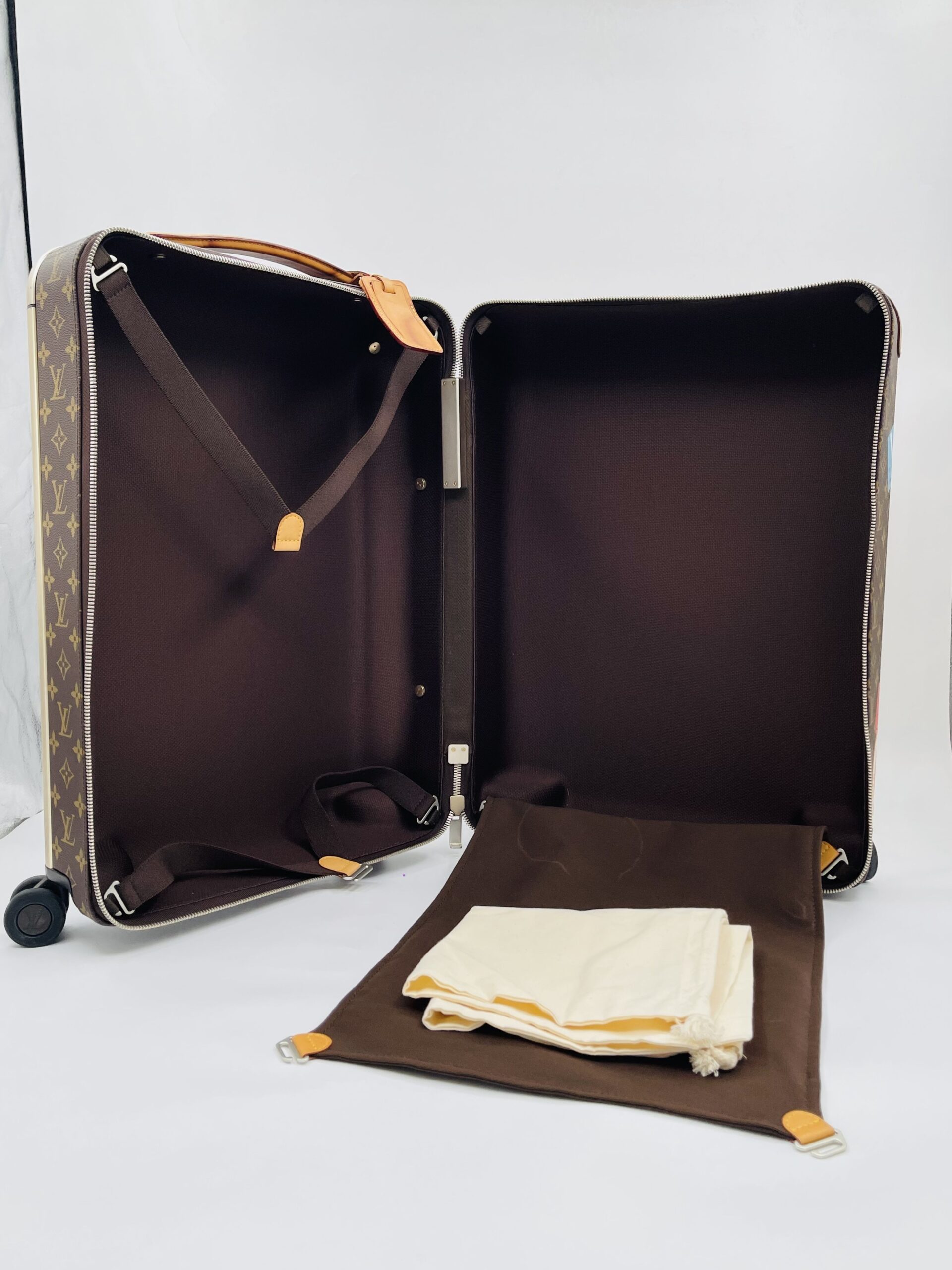 LV Horizon 20in Monogram Rolling Luggage Suitcase Trolley Authentic - Image 9