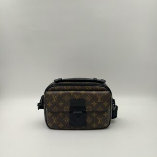 LV S Lock Monogram Messenger Bag, Chip Version, AB Condition Authentic