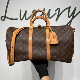 LV Keepall 45 Monogram Travel Duffle Bag Authentic