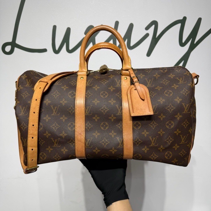 LV Keepall 45 Monogram Travel Duffle Bag Authentic