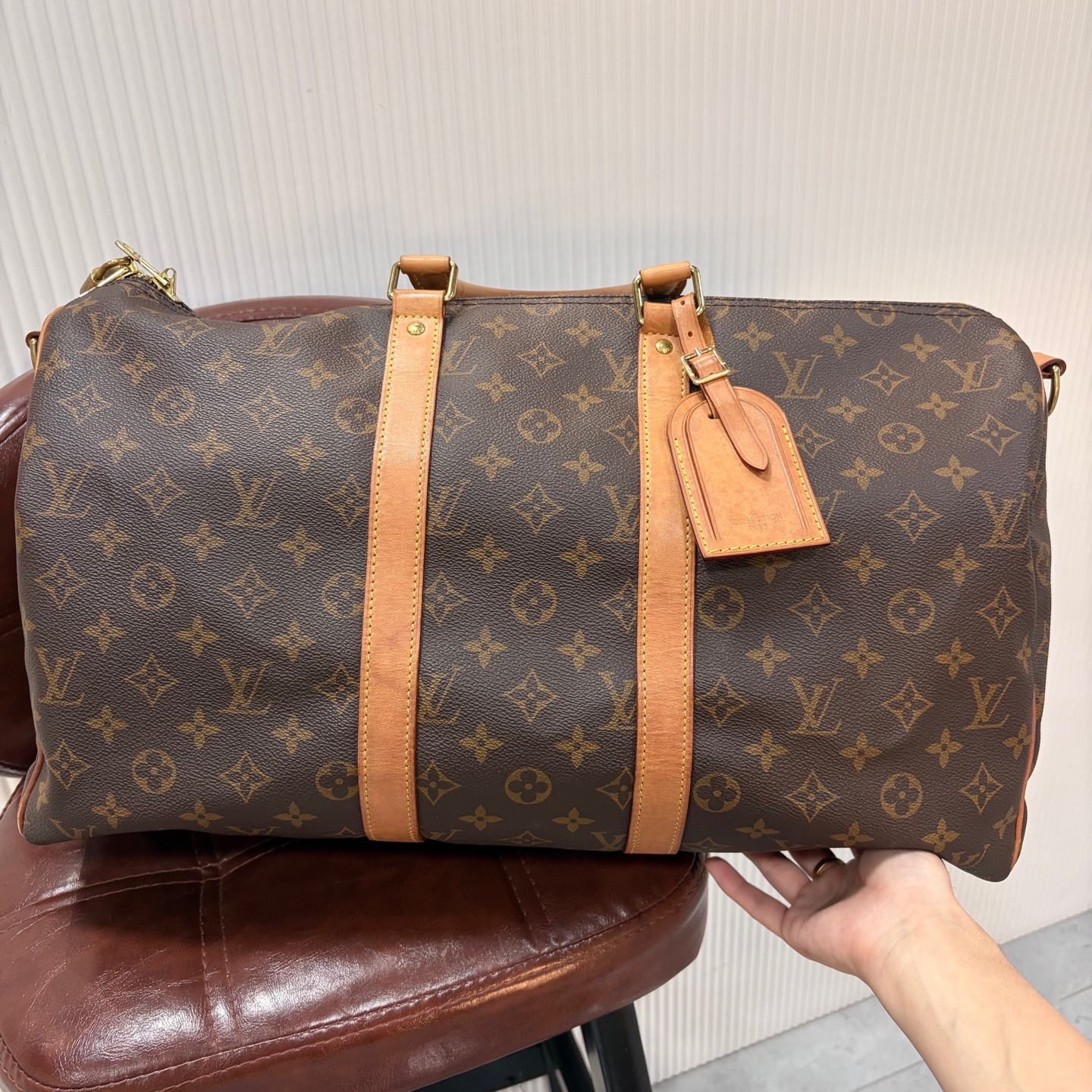 LV Keepall 45 Monogram Travel Duffle Bag Authentic - Image 3