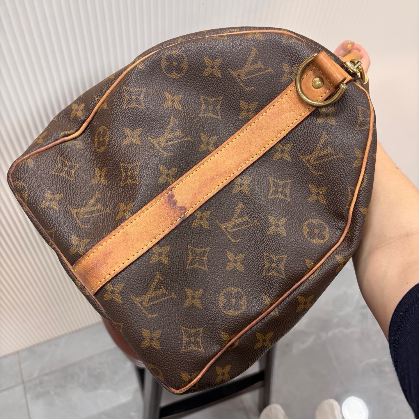 LV Keepall 45 Monogram Travel Duffle Bag Authentic - Image 6