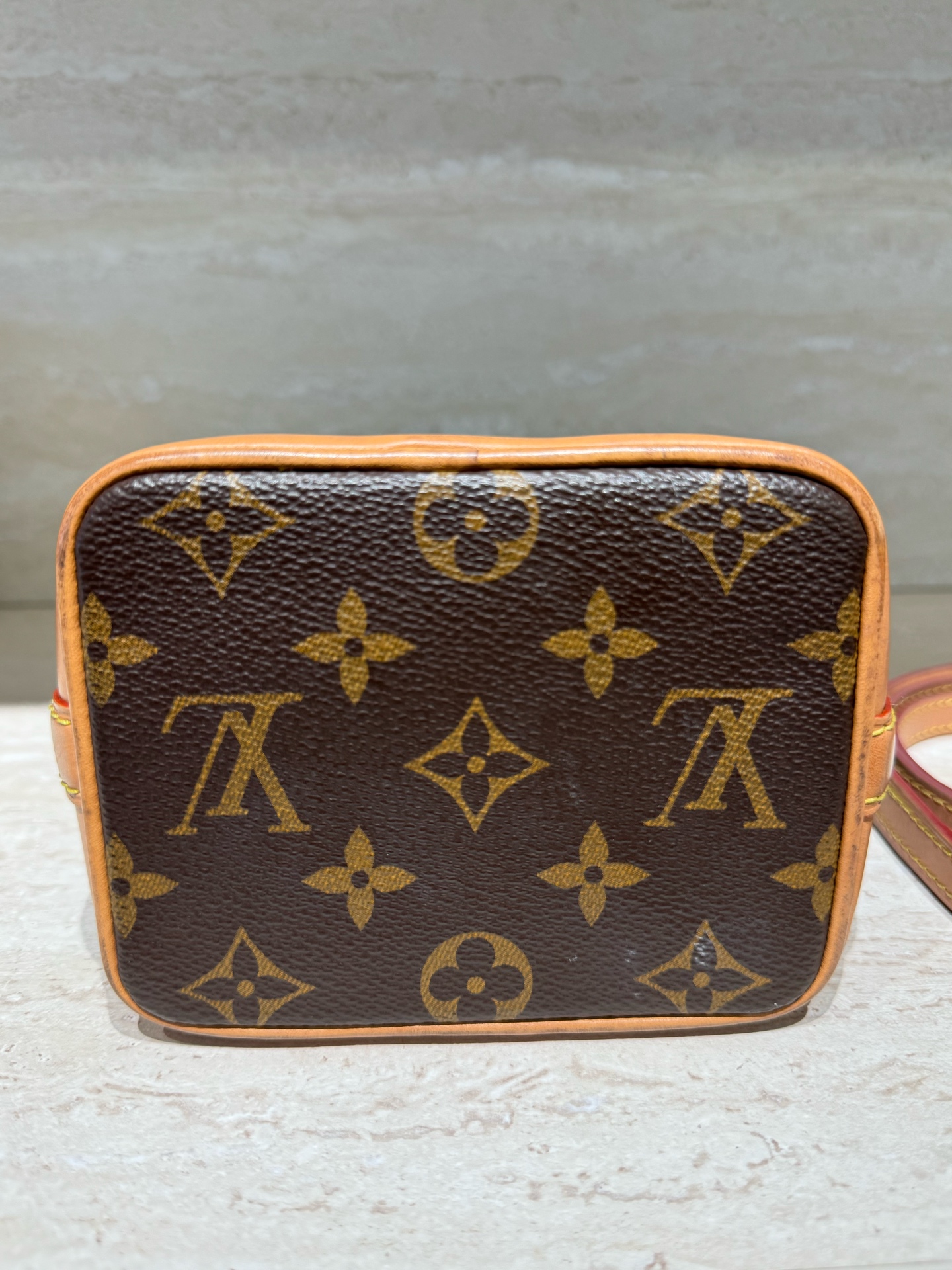LV Louis Vuitton Nano Noe Handbag Crossbody Authentic - Image 5