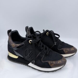 LV Run Away Sneakers 35.5 7cm Heel 98% New Women's Shoes Authentic