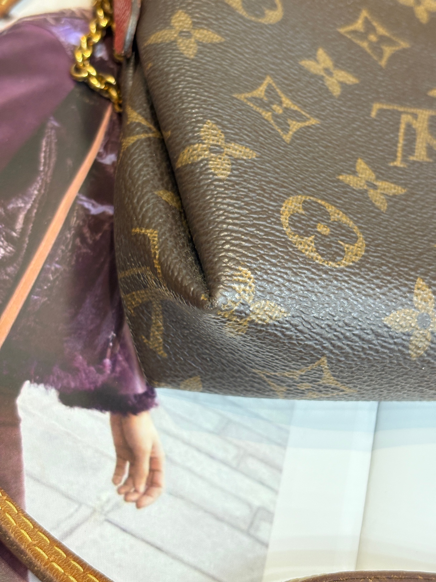 LV Louis Vuitton Mini Legend Bag 2017 Monogram Red Crossbody Authentic - Image 4