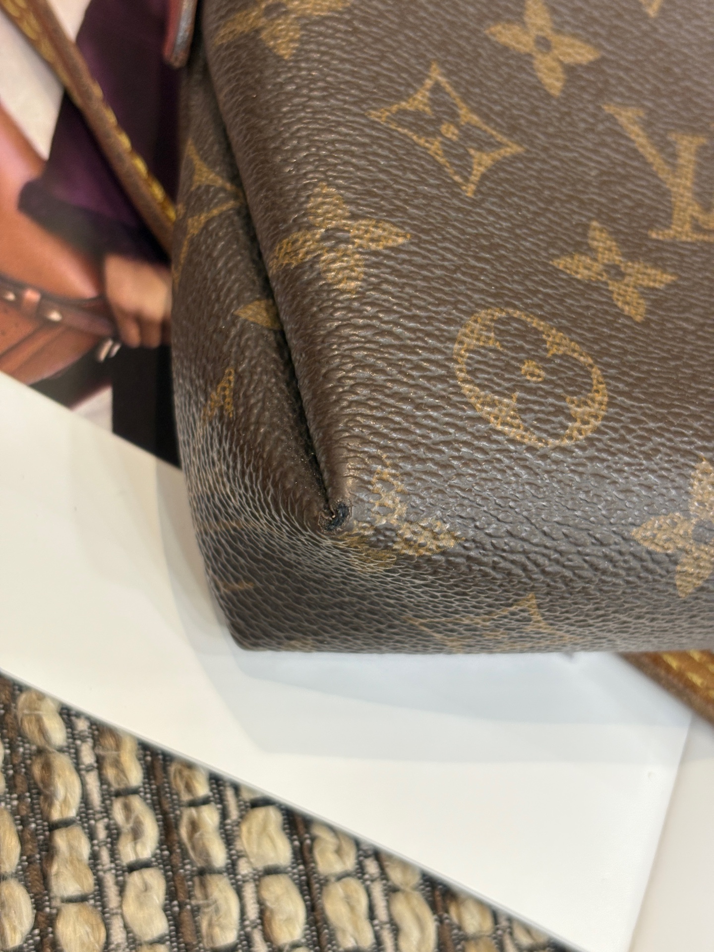 LV Louis Vuitton Mini Legend Bag 2017 Monogram Red Crossbody Authentic - Image 6