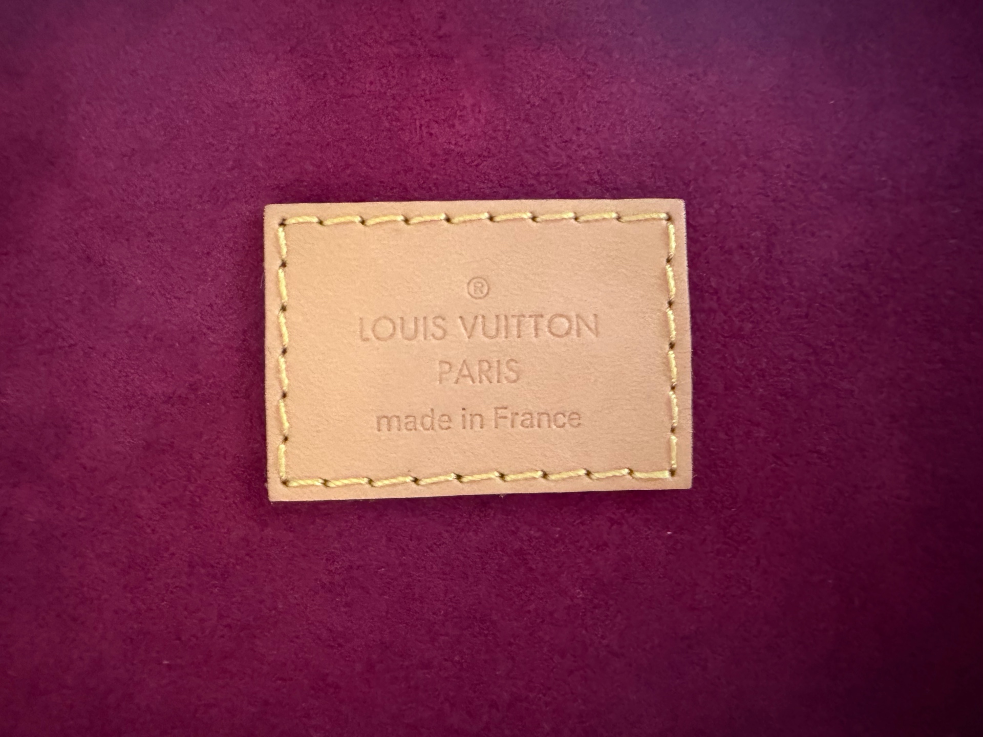 LV Louis Vuitton Monogram Jewelry Box Storage Case Red Interior Authentic - Image 8