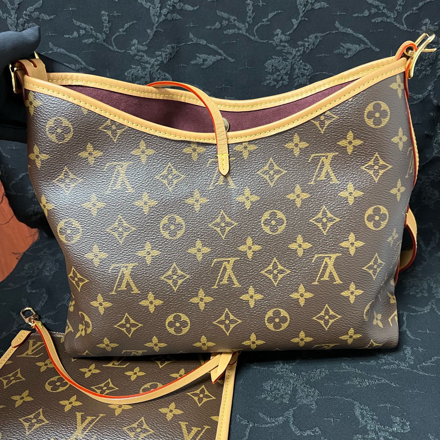 LV Louis Vuitton Carryall PM Tote Bag Authentic