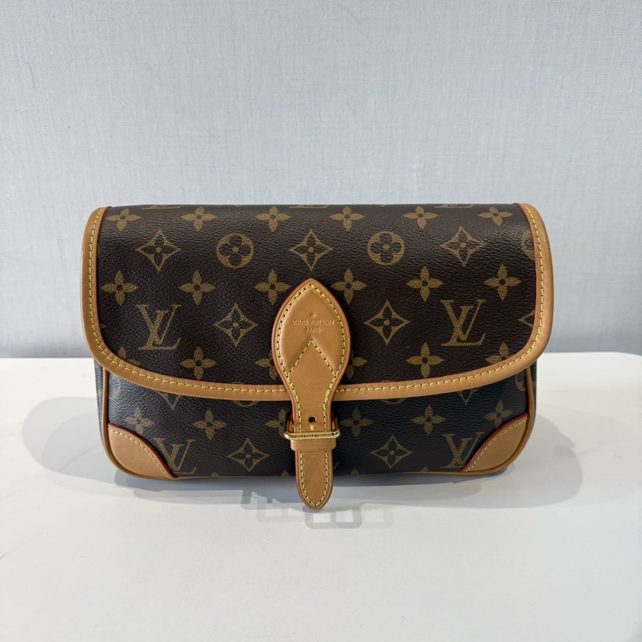 LV Louis Vuitton Monogram Black Diane Bag Authentic - Image 3