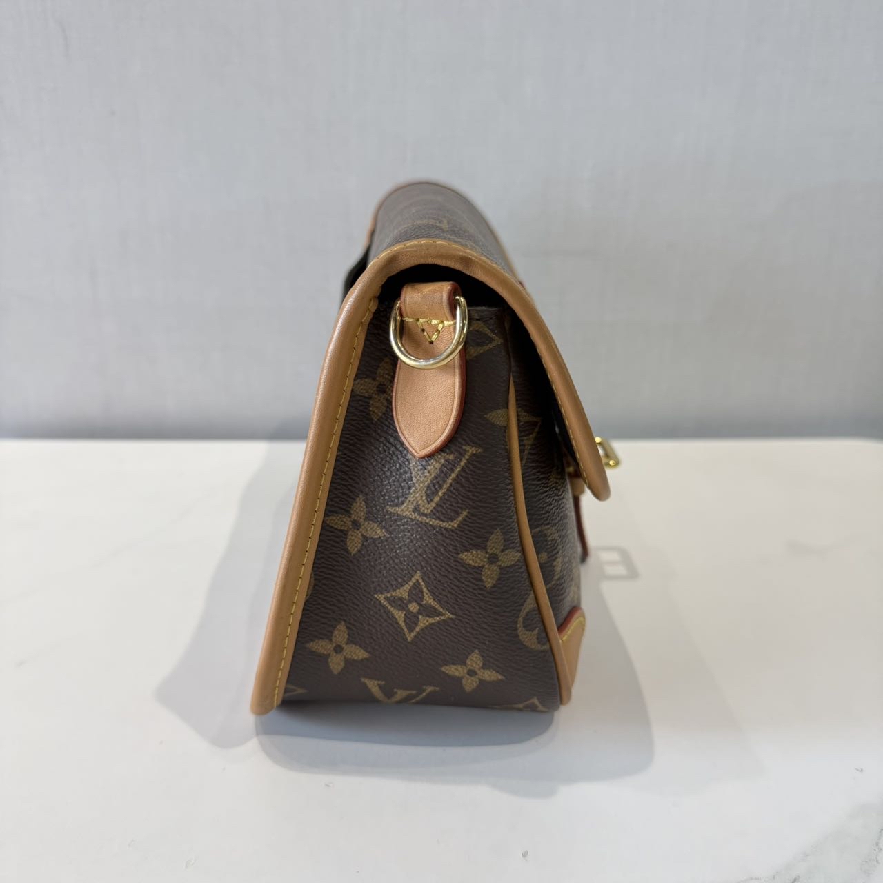 LV Louis Vuitton Monogram Black Diane Bag Authentic - Image 6