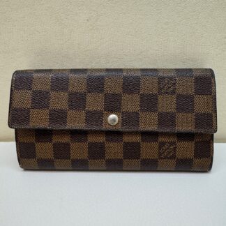 LV Damier Ebene Coin Purse Wallet 2010 Code In-Store Authentic
