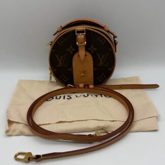 LV Mini Boite Chapeau Monogram Canvas Crossbody Authentic