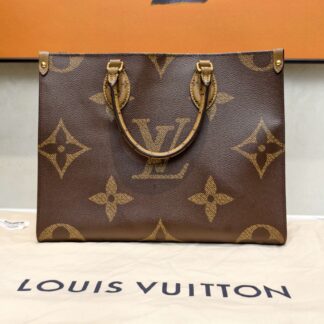 LV Onthego Tote Caramel Medium Authentic