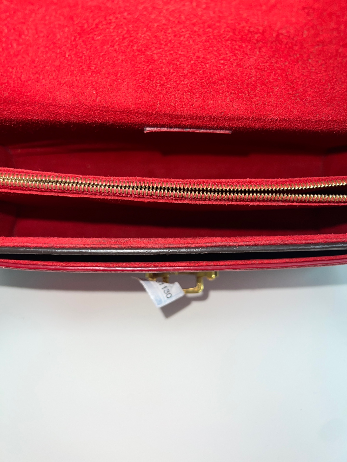 LV Victoria Red Monogram Canvas Crossbody Bag Authentic - Image 5