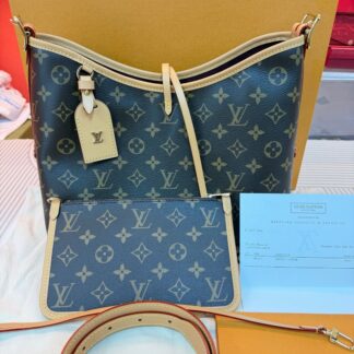 LV Carryall PM Monogram Canvas Crossbody Authentic