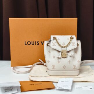 LV Nano Neo Backpack Strawberry Milk Embossed Chip 2025 Authentic