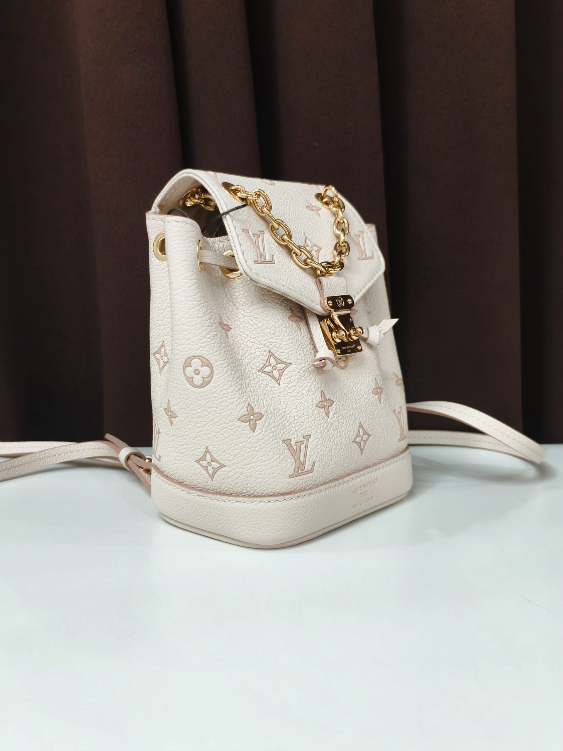 LV Nano Neo Backpack Strawberry Milk Embossed Chip 2025 Authentic - Image 3