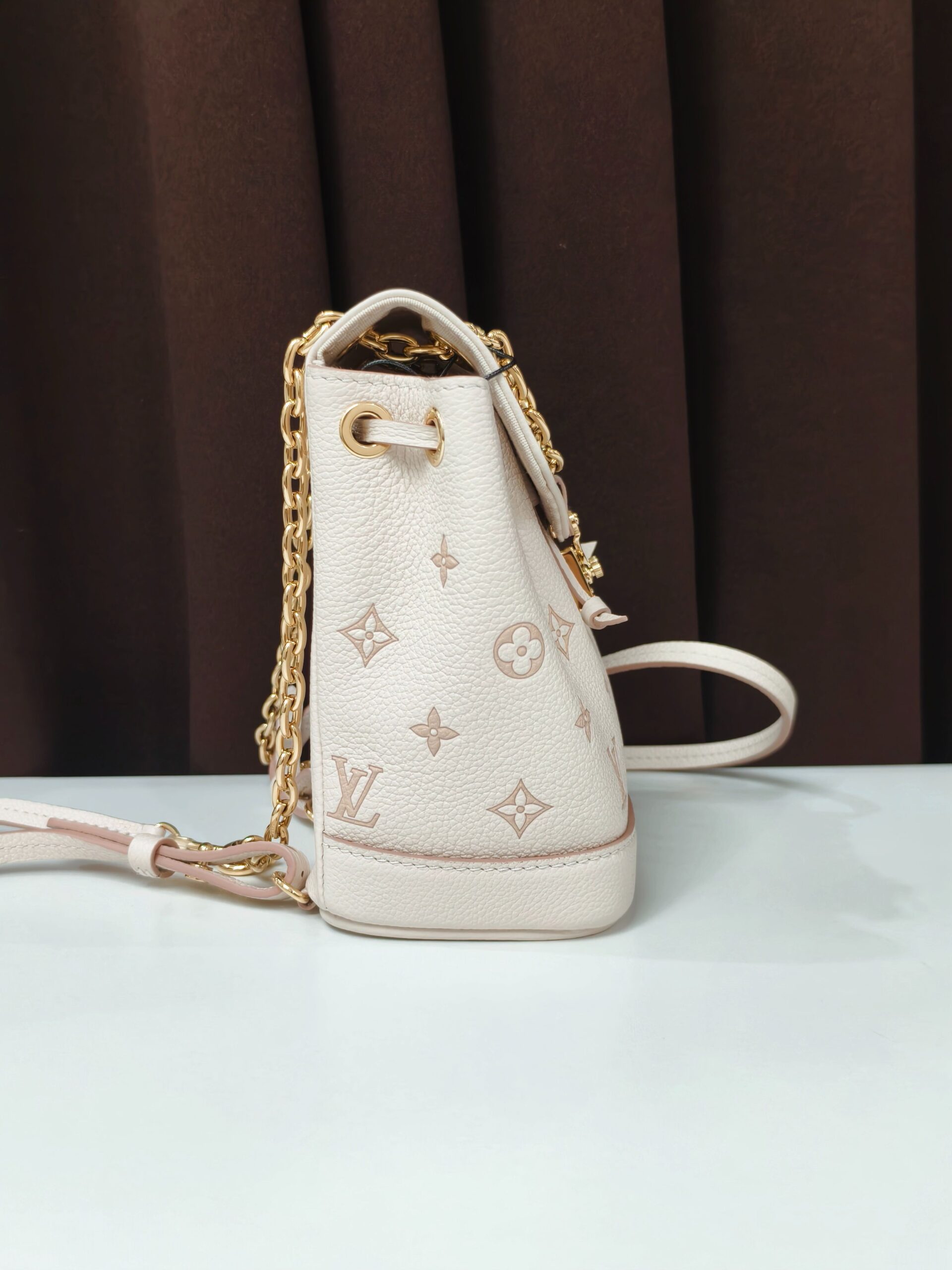 LV Nano Neo Backpack Strawberry Milk Embossed Chip 2025 Authentic - Image 6