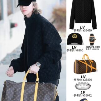 LV Keepall 50 Classic Monogram Travel Duffle Bag Yellow Trim Authentic