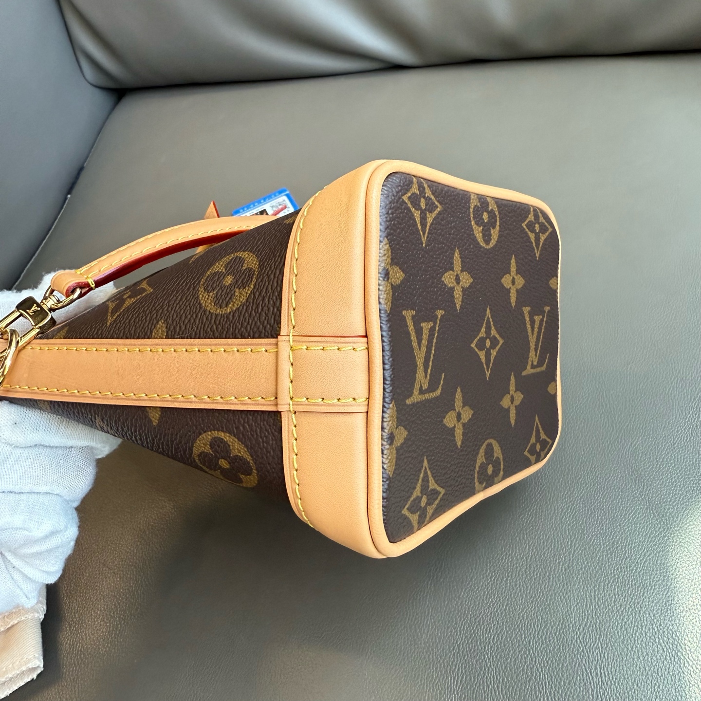 Louis Vuitton Nano Noé Bucket Bag Monogram Canvas Authentic - Image 5