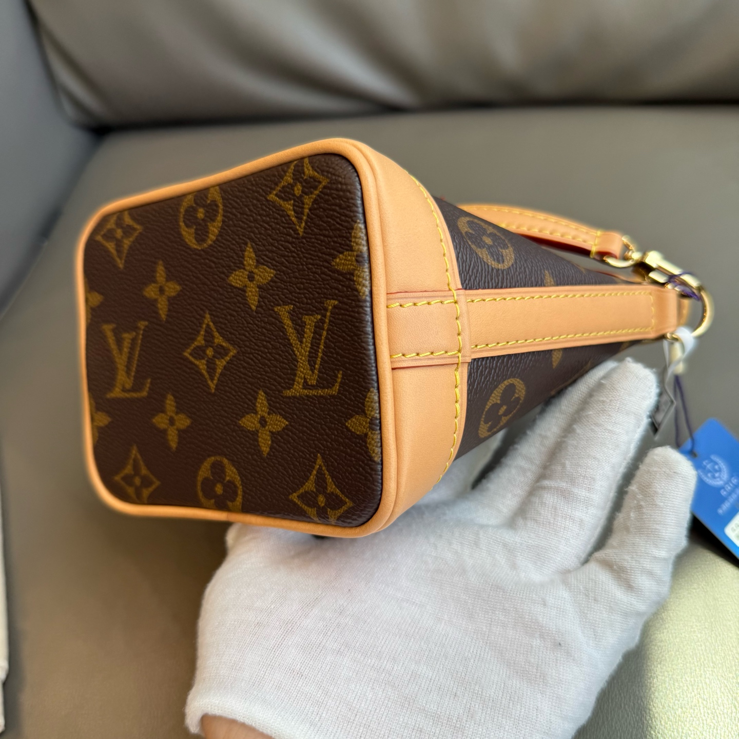 Louis Vuitton Nano Noé Bucket Bag Monogram Canvas Authentic - Image 6