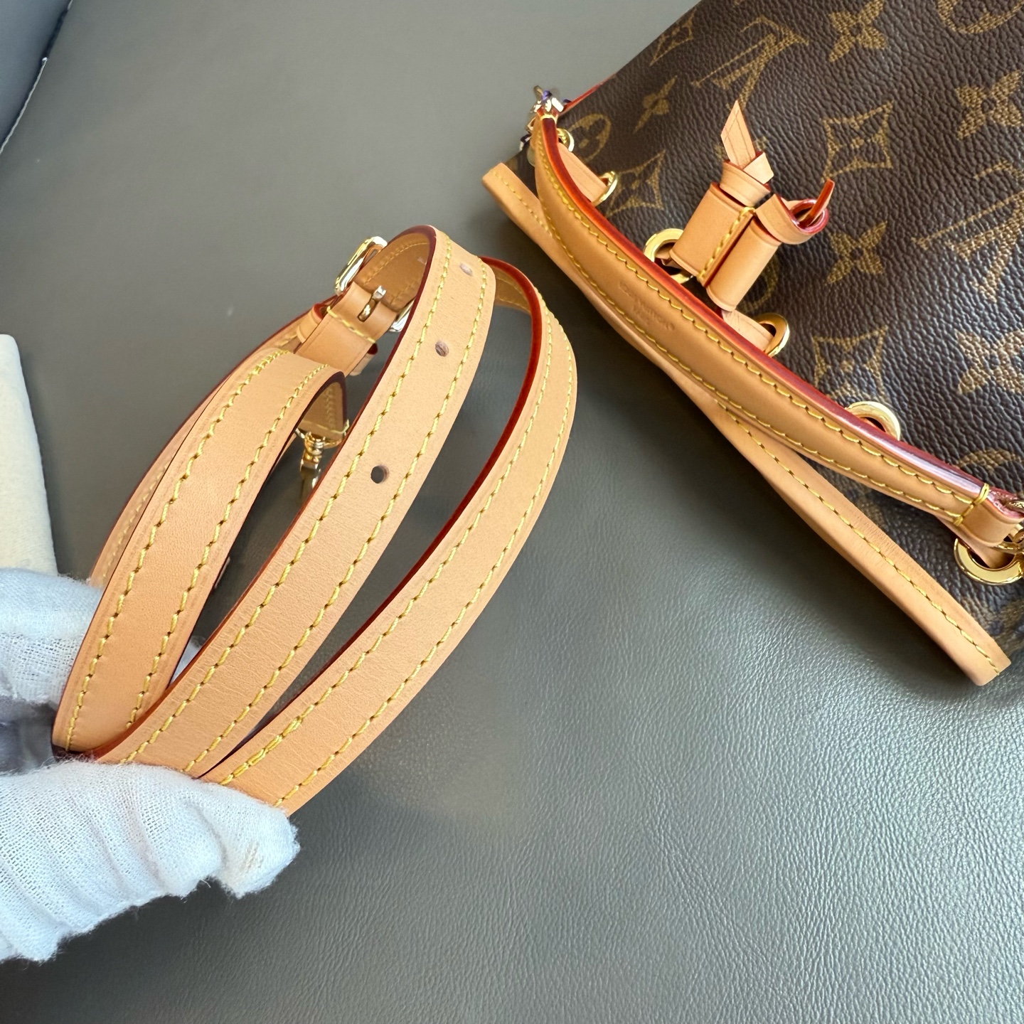 Louis Vuitton Nano Noé Bucket Bag Monogram Canvas Authentic - Image 9