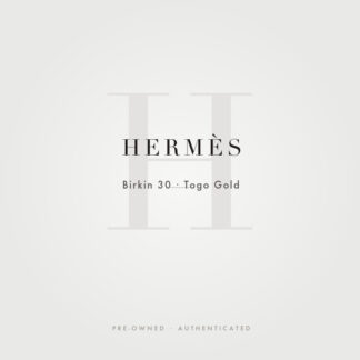 Hermès Birkin 30 Togo Gold